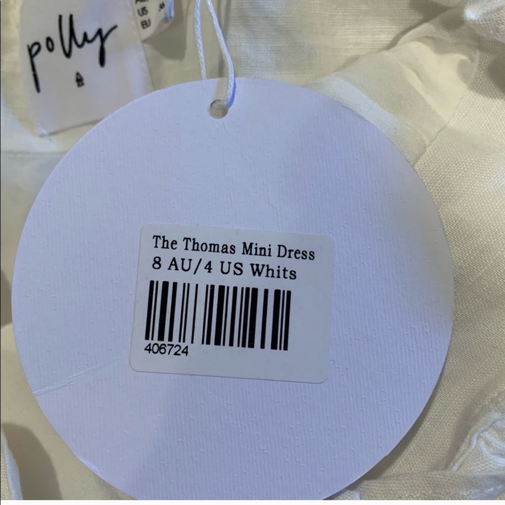 Princess Polly- THOMAS MINI DRESS WHITE - Picture 6 of 6
